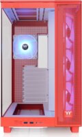 Thermaltake View 380 XL TG ARGB Midi Torony Számítógépház - Piros