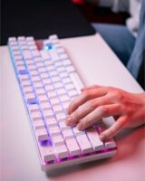 CHERRY XTRFY MX 8.2 Pro TMR Mechanikus Wireless USB-C RGB Gaming Billentyűzet DE - Fehér