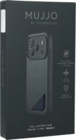 Mujjo Full Leather Case MagSafe Apple iPhone 17 Bőrtok - Sötétszürke