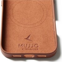 Mujjo Full Leather Case MagSafe Apple iPhone 17 Bőrtok - Barna