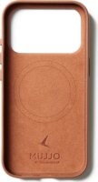 Mujjo Full Leather Case MagSafe Apple iPhone 17 Pro Bőrtok - Barna
