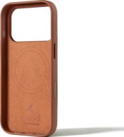 Mujjo Full Leather Case MagSafe Apple iPhone 17 Pro Bőrtok - Barna