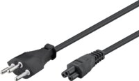 Goobay 93960 230V CH Type J - C5 hálózati tápkábel 1.8m - Fekete