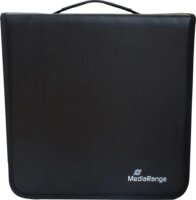 MediaRange BOX93 CD/DVD Tartó Táska - Fekete (200 db CD-hez)