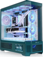 Thermaltake View 600 TG Full Torony Számítógépház + 2db 200mm ventilátor + 1db 120mm ventilátor - Kék