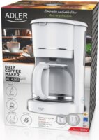 Adler AD 4383w Filteres kávéfőző 650 Watt - Fehér