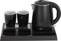 Adler AD 1387 Hotel Vízforraló készlet 1.0L 1300 Watt - Fekete