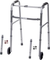 ActionMed B100AM Aluminium Összecsukható Járókeret Max 136kg - Szürke