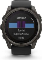 Garmin Fenix 8 Érintőképernyős Sport Okosóra 51mm - Titán / Fekete