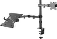Goobay 70815 13"-32" LCD Monitor Asztali Tartó Laptop Karral - Fekete