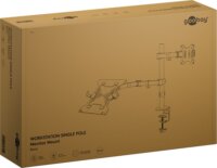 Goobay 70815 13"-32" LCD Monitor Asztali Tartó Laptop Karral - Fekete