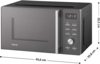 Sencor SMW 5019BK Szabadon álló Mikrohullámú sütő 20L 700W - Fekete