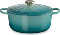 Le Creuset Signature Öntöttvas Lábas Ø 24cm 4,2L - Azúrkék