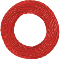 Einhell 3436655 Alacsony zajszintű Csavart Damil 2,4 mm x 15 m - Piros