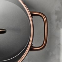 Zwilling Milano Stock Aluminium Lábas Üveg fedővel Ø 24cm 6L - Barna