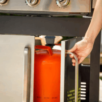 Black+Decker BXOG16550E Kerti Gázgrill 4 égős - Ezüst / Fekete