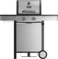 Black+Decker BXOG7200E Kerti Gázgrill 2 égős - Ezüst / Fekete