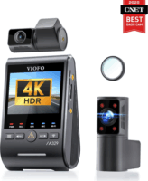 Viofo A329S 3CH GPS 4K ZHD WiFi Autós Menetrögzítő Kamera szett - Sötét Szürke