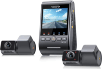 Viofo A329S 3CH GPS 4K ZHD WiFi Autós Menetrögzítő Kamera szett - Sötét Szürke