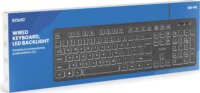 Savio KB-04 Vezetékes Billentyűzet UK - Fekete