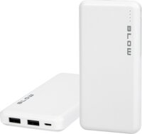 BLOW PB10A Powerbank mellékelt kábellel USB-A / 10000mAh 22,5W - Fehér