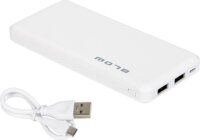 BLOW PB10A Powerbank mellékelt kábellel USB-A / 10000mAh 22,5W - Fehér
