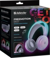 Defender Freemotion B651 Bluetooth Fejhallgató Headset - Lila/Kék