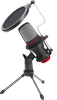 Marvo MIC-02 3.5mm Jack Asztali Mikrofon - Fekete