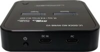 LC-Power LC-DOCK-M2-NVME-V2 M.2 Dokkoló és klónozó állomás (USB 3.2 Gen 2x1 Type-C - M.2 NVMe)