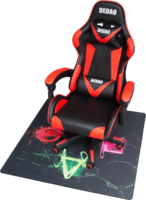Iris Gamer Colors 80x118cm padlóvédő székalátét - Mintás