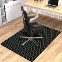 Iris Gamer 3D 90x120cm 3D mintás padlóvédő székalátét - Fekete