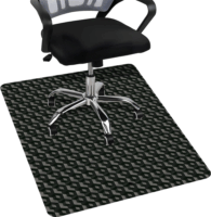 Iris Gamer 3D 90x120cm 3D mintás padlóvédő székalátét - Fekete