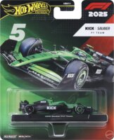 Mattel JKD89 Hot Wheels F1 kisautó Gabriel Bortoleto - Kick Sauber