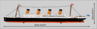 Cobi R.M.S. Titanic Műanyag makett 1:450