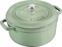 Staub La Cocotte Öntöttvas Lábas 26cm - Zsályazöld