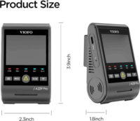 VIOFO A229 PRO 1CH-G 4K WiFi Autós Menetrögzítő Kamera - Sötét Szürke