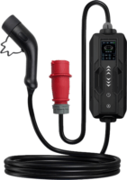 Immax Evse NSE001 HGordozható Elektromos autó töltő - Fekete (11kW - 16A / 5m Type-2)