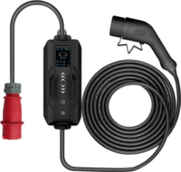 Immax Evse NSE001 HGordozható Elektromos autó töltő - Fekete (11kW - 16A / 5m Type-2)