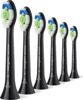 Philips HX6066/88 Optimal White Elektromos fogkefe Pótfej - Fekete (6db)