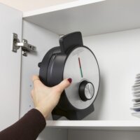 ProfiCook PC-WA 1314 Elektromos gofrisütő 1200W - Fekete