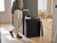 Joseph Joseph Tota Trio Luxe Bambusz szennyestartó 90l - Fekete