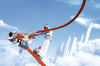 Playmobil 71971 Sky Trails - Felhajtható sín pálya