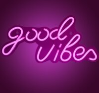 Activejet AJE-NEON VIBES Fali LED Dekorációs Lámpa - Good Vibes