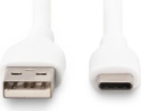 Digitus AK-300340-020-W USB-A - USB-C 2.0 Adat és töltőkábel 60W 2m - Fehér