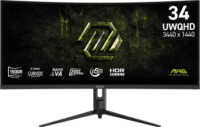 MSI 34" 342CQRF E20 21:9 UWQHD Rapid VA Ívelt Gaming Monitor - Fekete