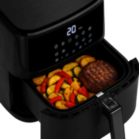 Adler AD 6317 AirFryer Forrólevegős sütő 5,5L 1800 Watt - Fehér