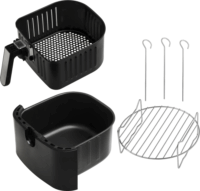 Adler AD 6317 AirFryer Forrólevegős sütő 5,5L 1800 Watt - Fehér