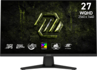 MSI 27" 274QF E20 16:9 WQHD Rapid IPS Gaming Monitor - Fekete