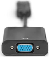 Digitus AK-340410-001-S DisplayPort 1.1 apa - VGA anya Átalakító Adapter 0.15m - Fekete