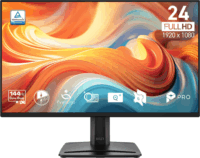 MSI 23,8" MP245 E14VL 23,8" 16:9 FHD VA Monitor - Fekete